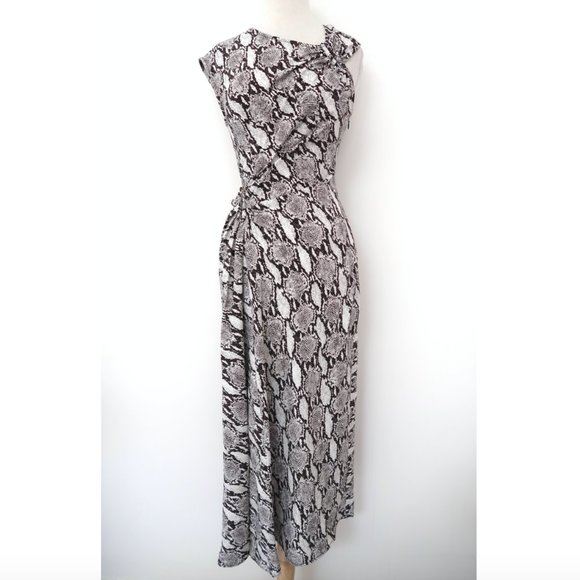 A.L.C. Python print cutout Beale maxi dress - Picture 4 of 10